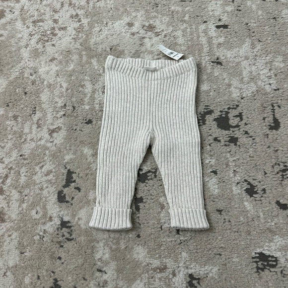 Hanna Andersson Tan Ribbed Pants Size 3-6 Months NWT - Picture 1 of 3